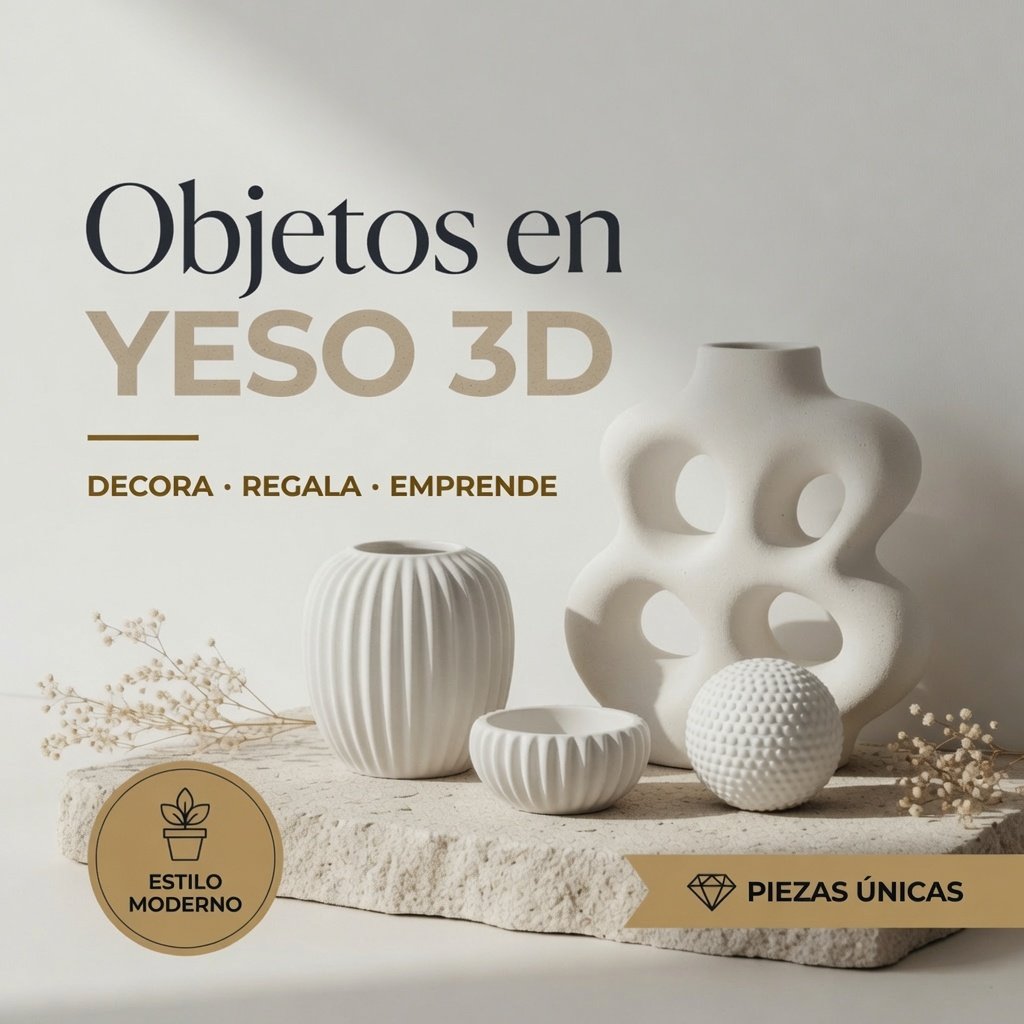Objetos en Yeso 3D
